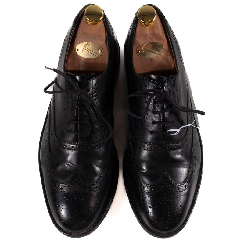 Barry of England Black Leather Oxfords