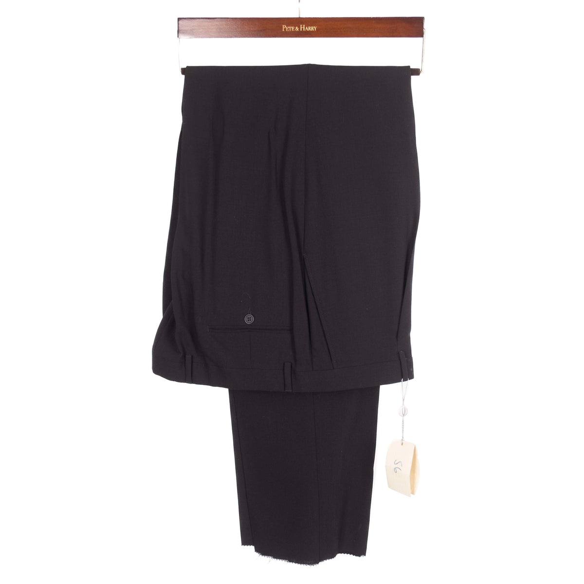 Black Wool Dress Trousers