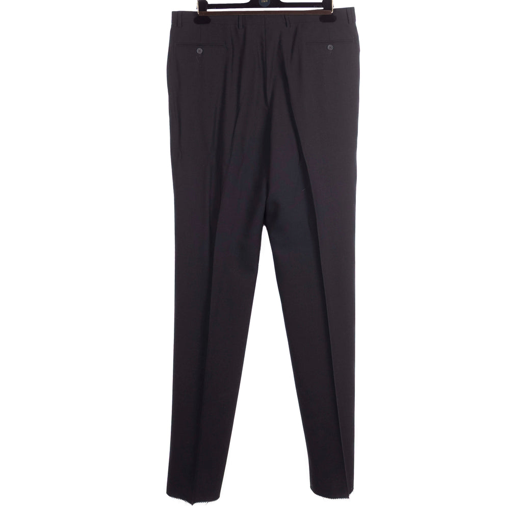 Black Wool Dress Trousers