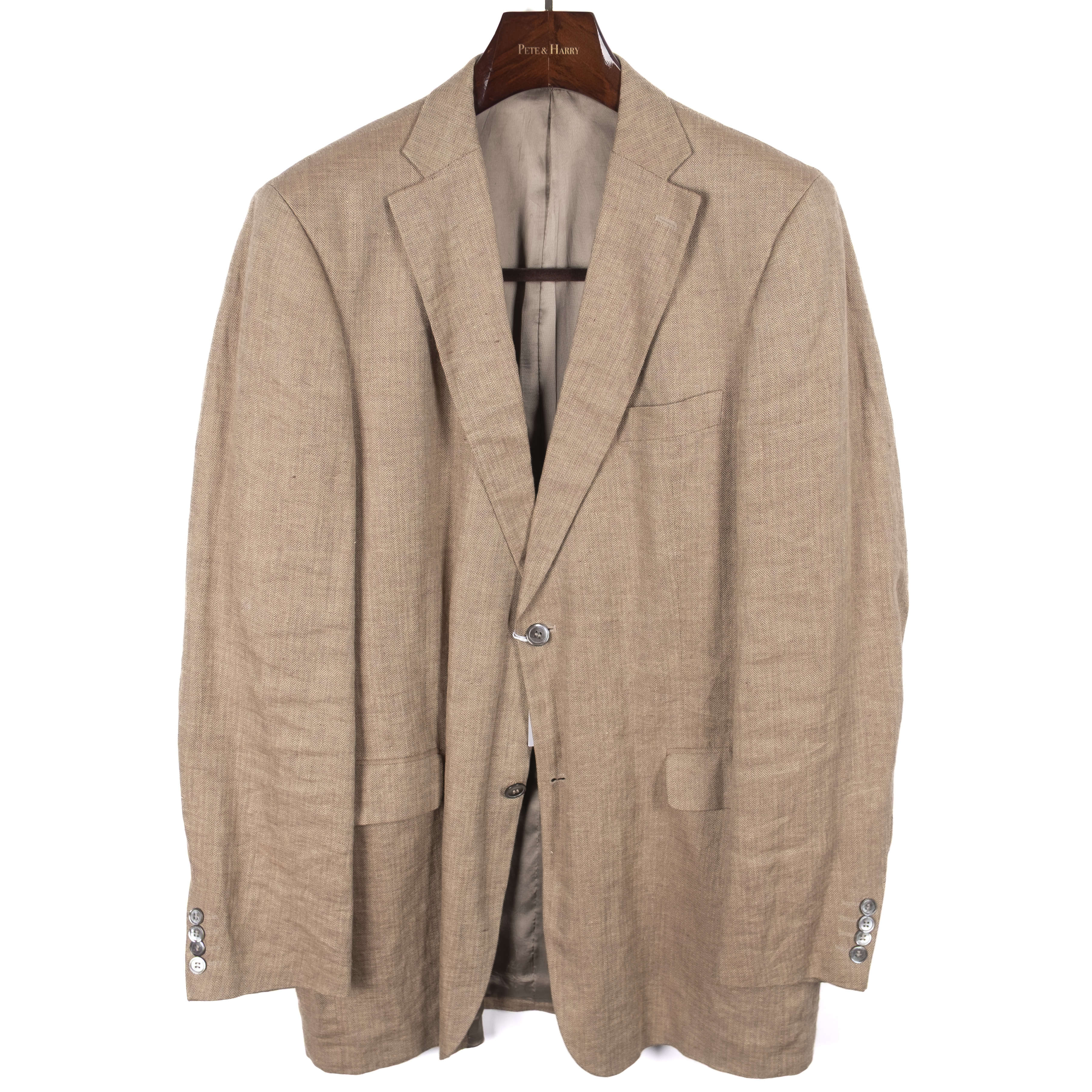 Beige Linen Sport Coat