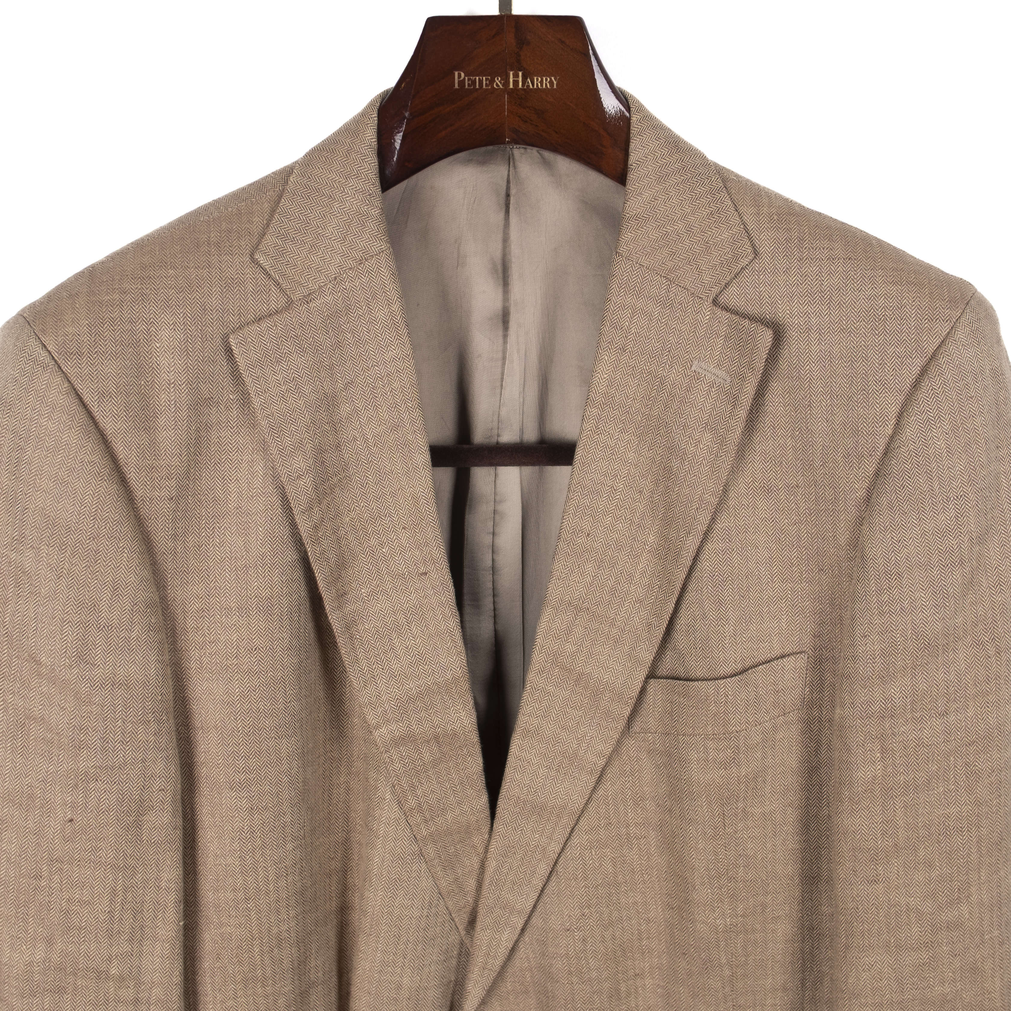 Beige Linen Sport Coat