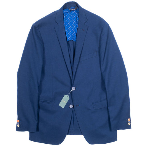 Alessandro Gilles Blue Suit Sz 54