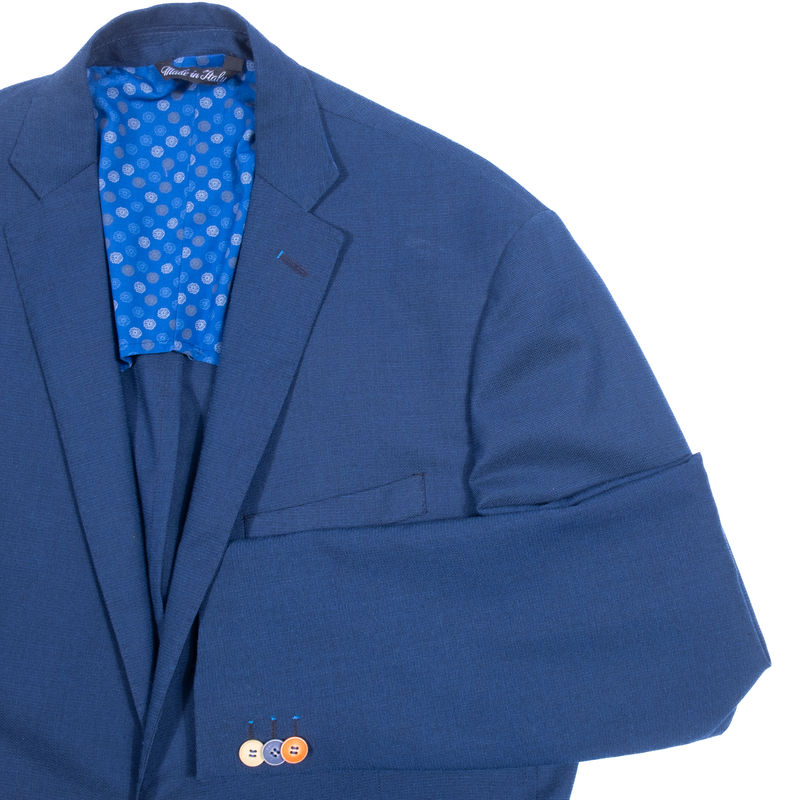 Alessandro Gilles Blue Suit Sz 54