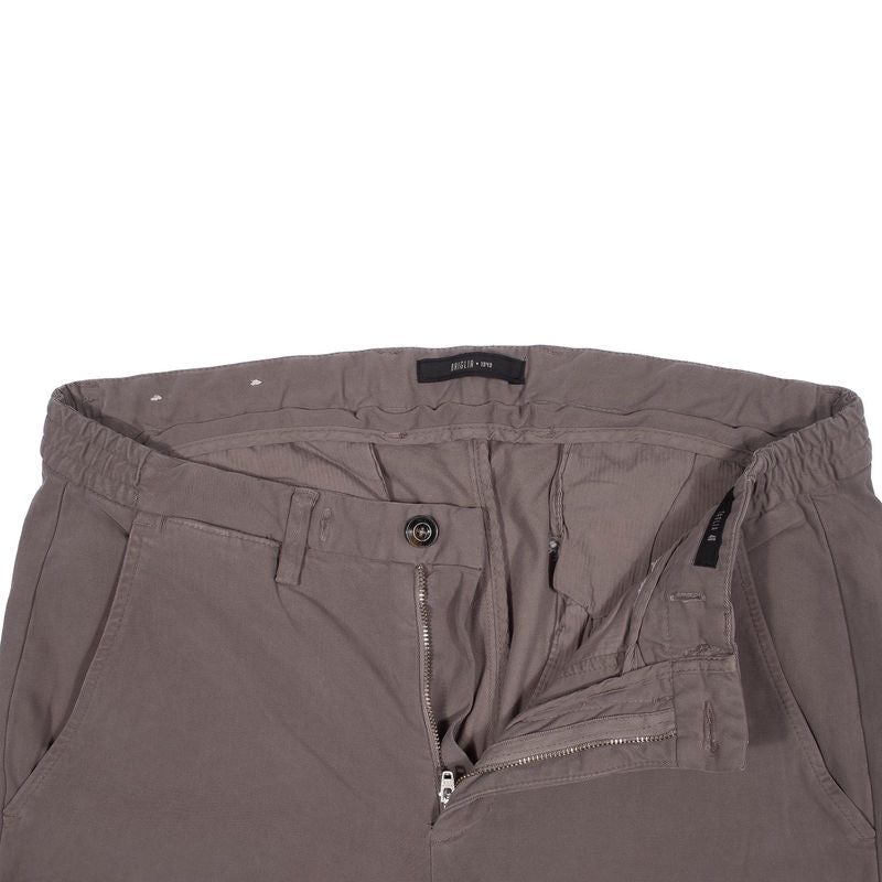 Briglia Taupe Cotton Casual Trouser
