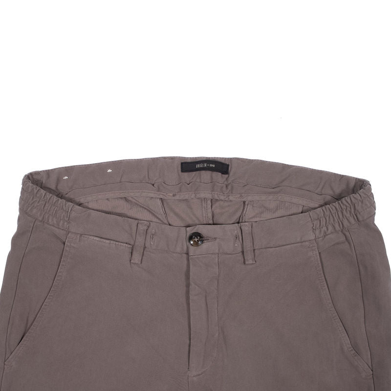 Briglia Taupe Cotton Casual Trouser
