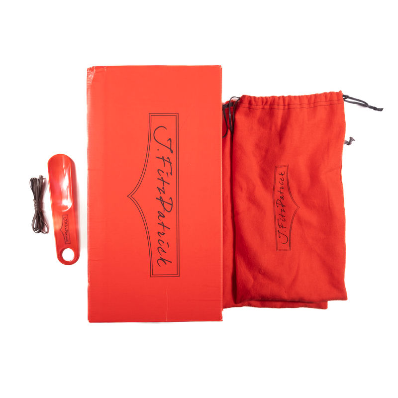 J. FitzPatrick Brown Suede and Leather Oxford Brogues