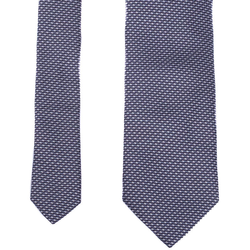 Navy Patterned Tie