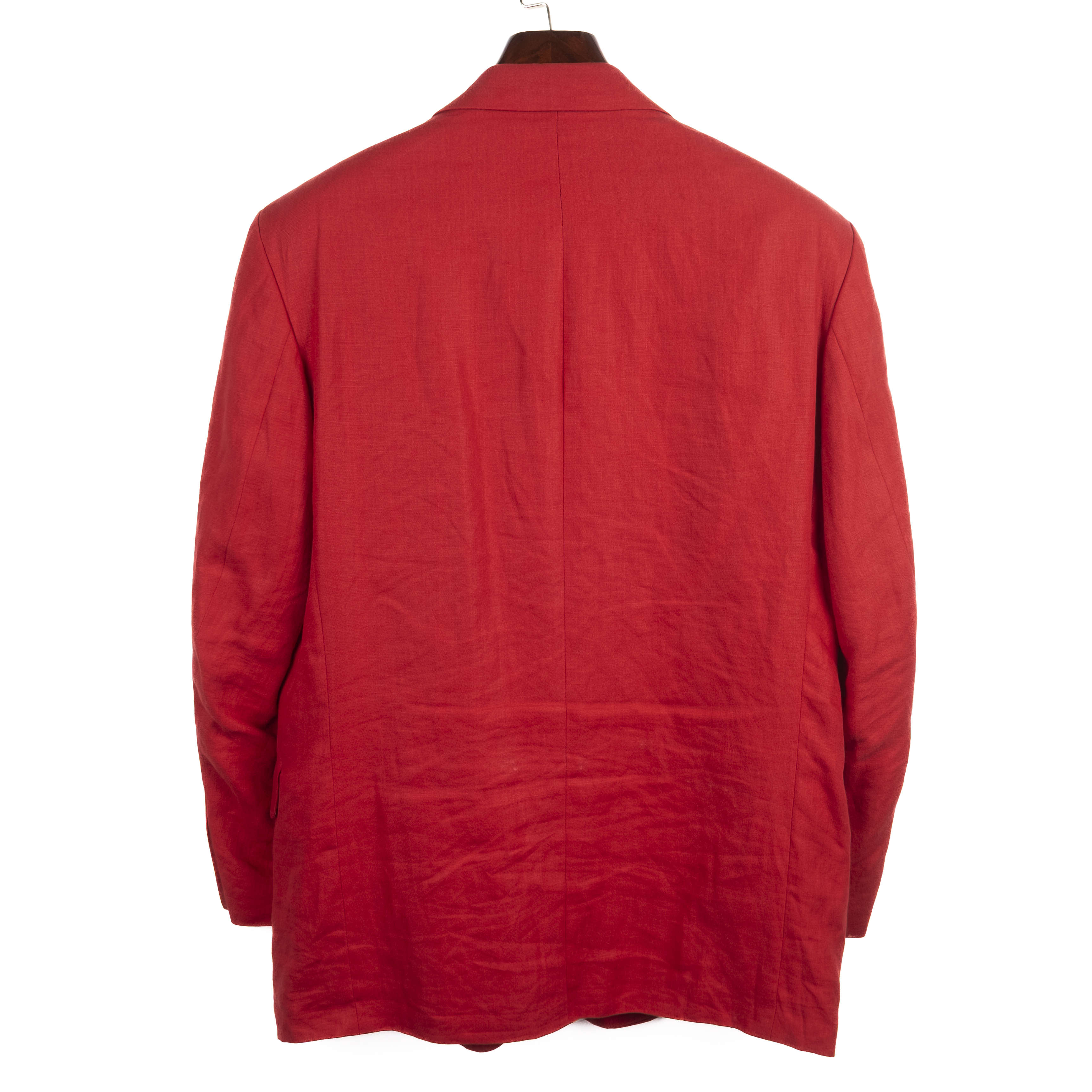 Red Linen Club Blazer