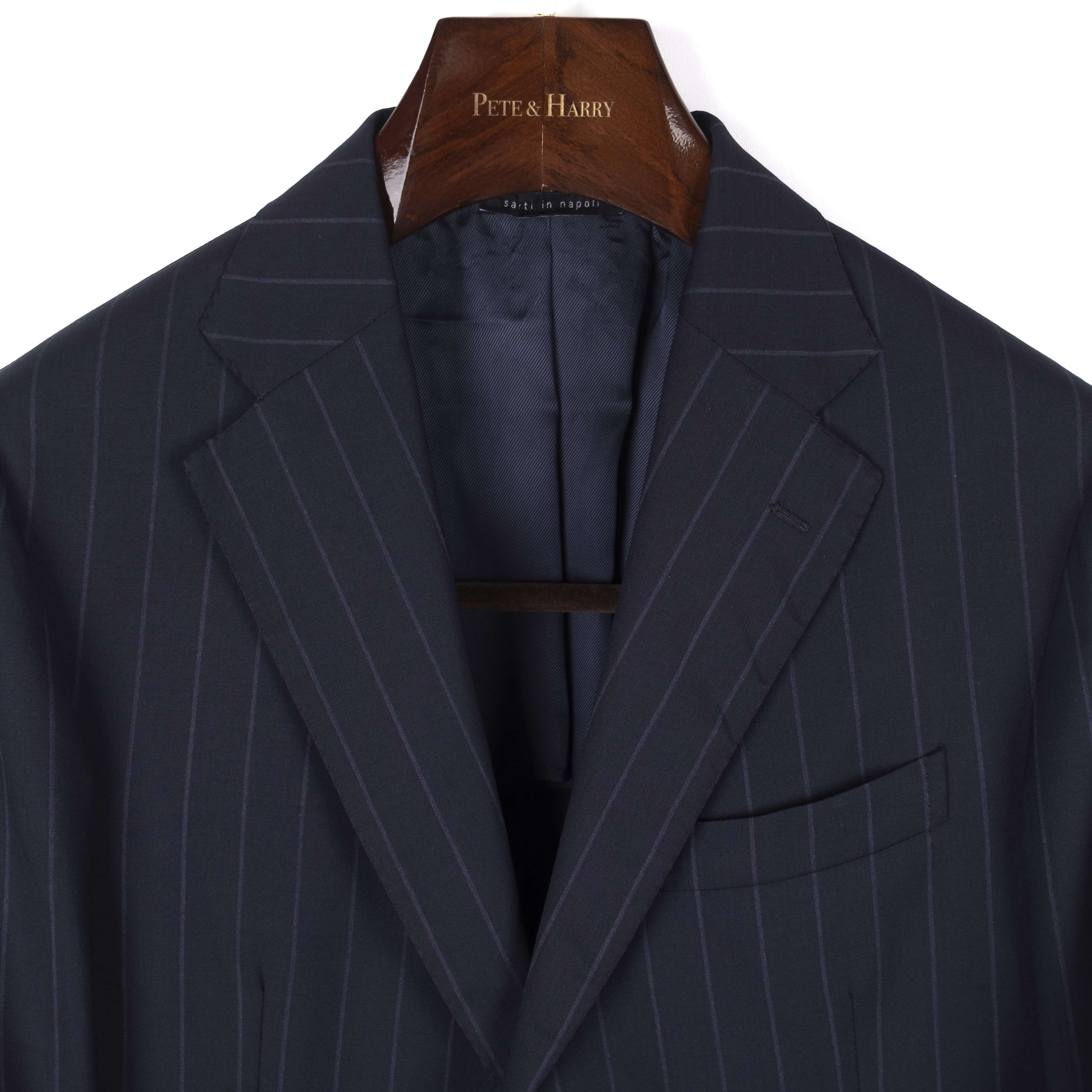 Striped Navy Sport Coat