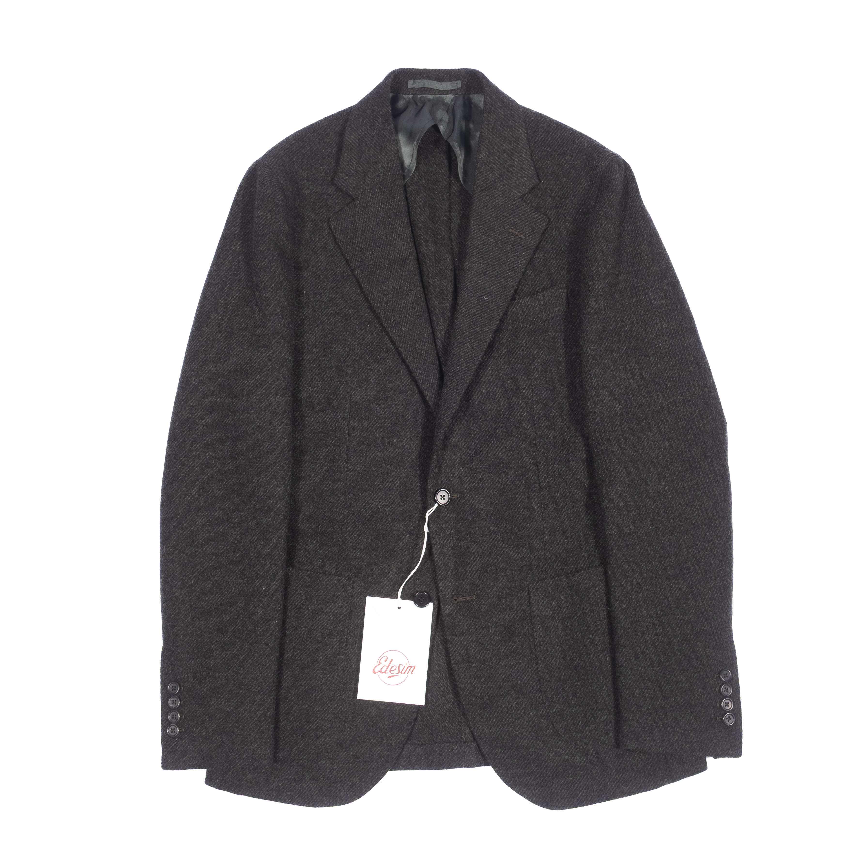 Neapolitan Hand Tailored Green Holland & Sherry Tweed Sport Coat Sz 48