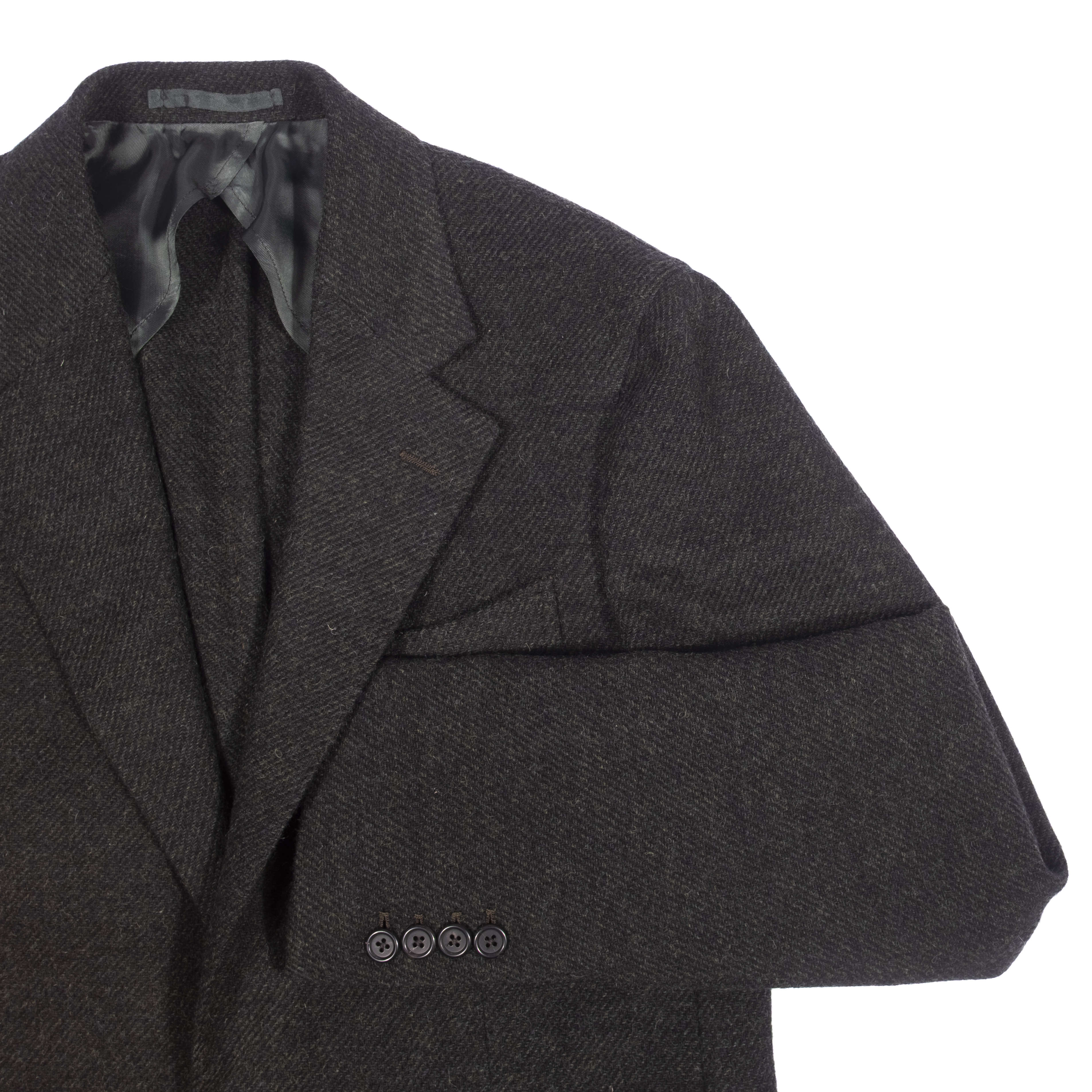 Neapolitan Hand Tailored Green Holland & Sherry Tweed Sport Coat Sz 48