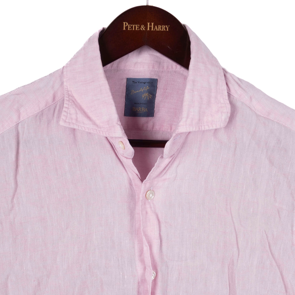 Pink Linen Shirt