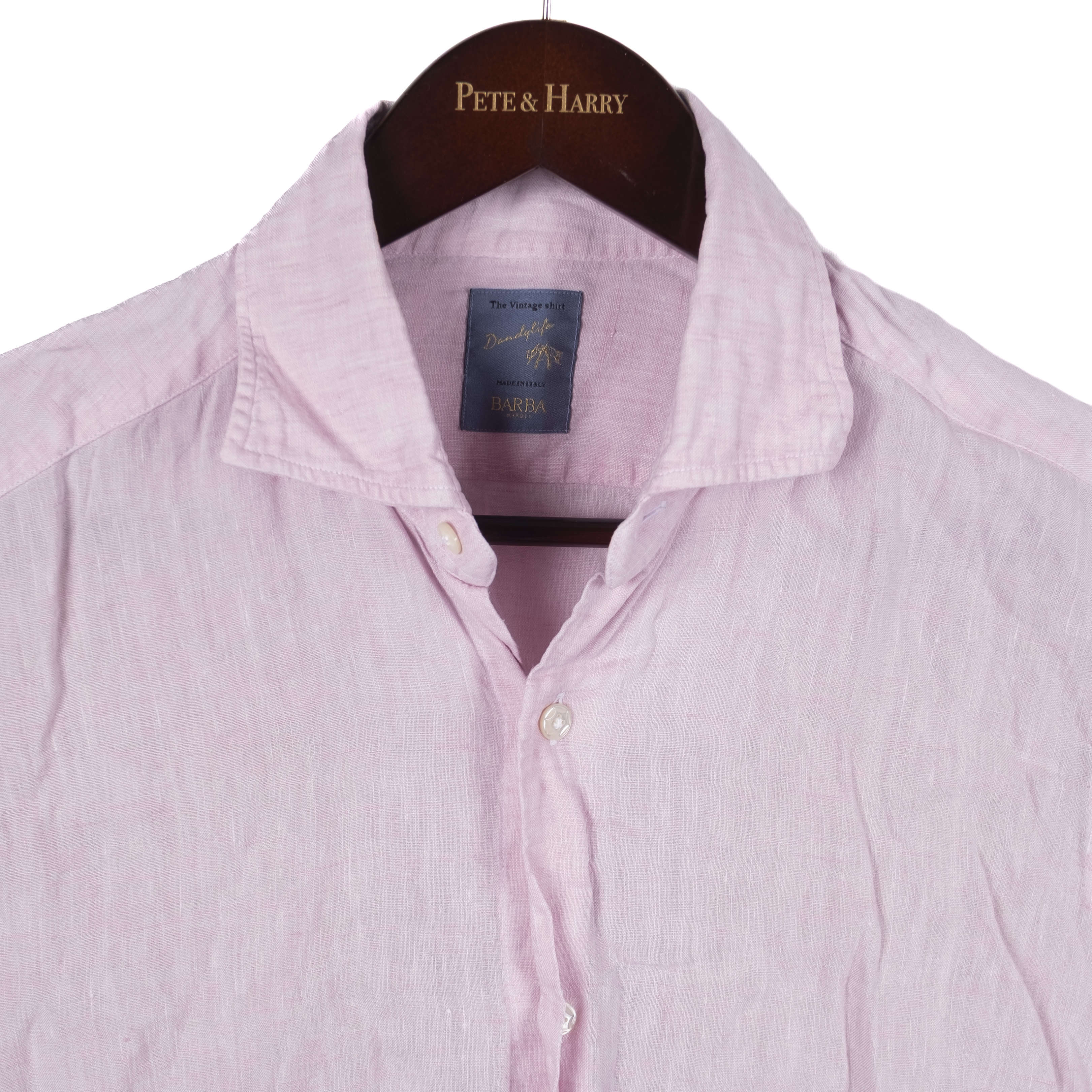 Pink Linen Shirt