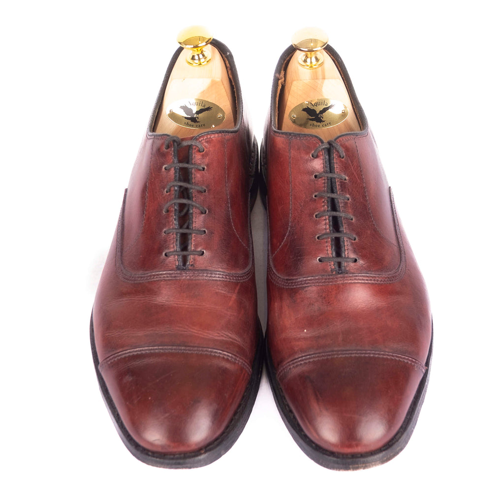 Brown Cap Toe Oxfords