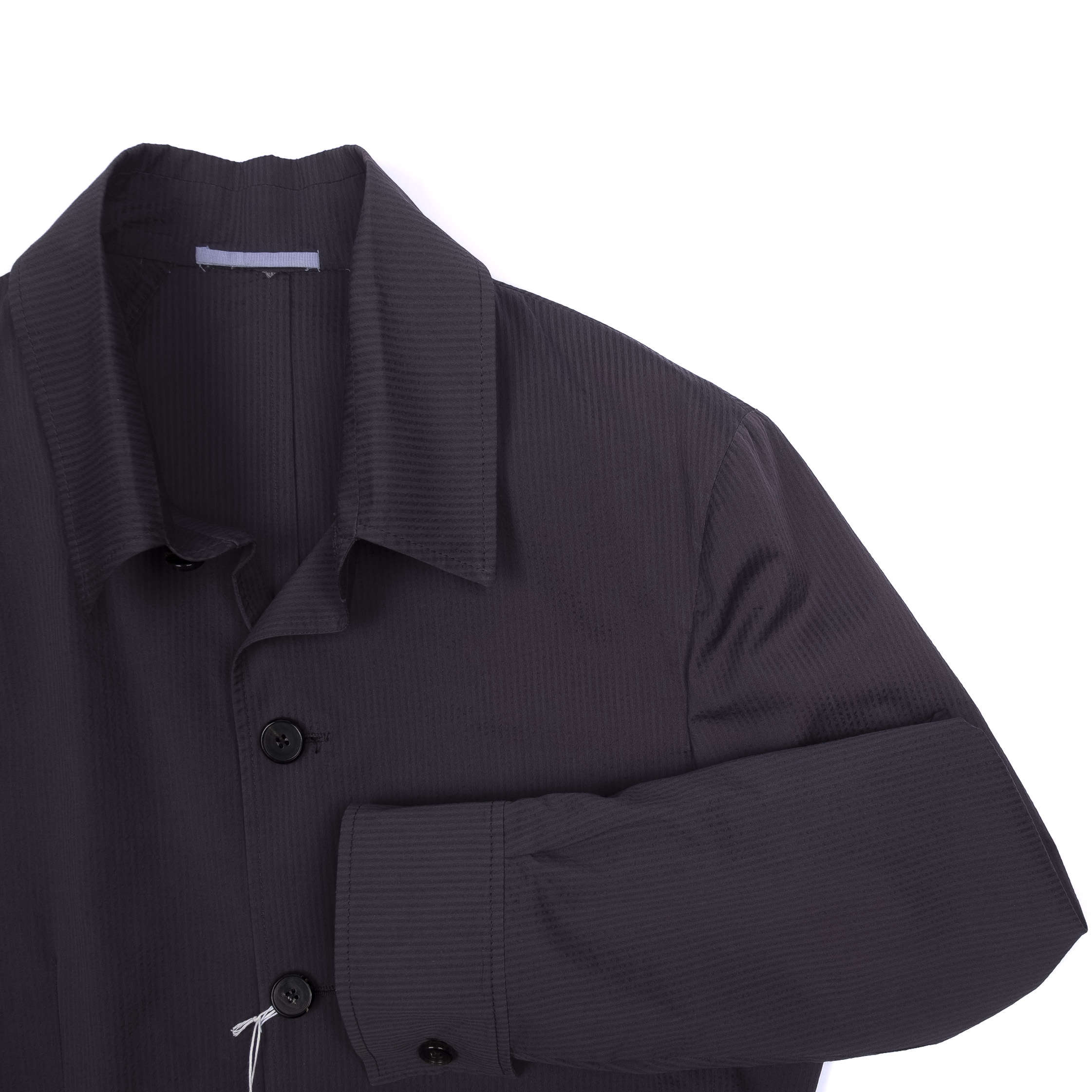 Neapolitan Hand Tailored Grey/Blue Shirt Jacket 52