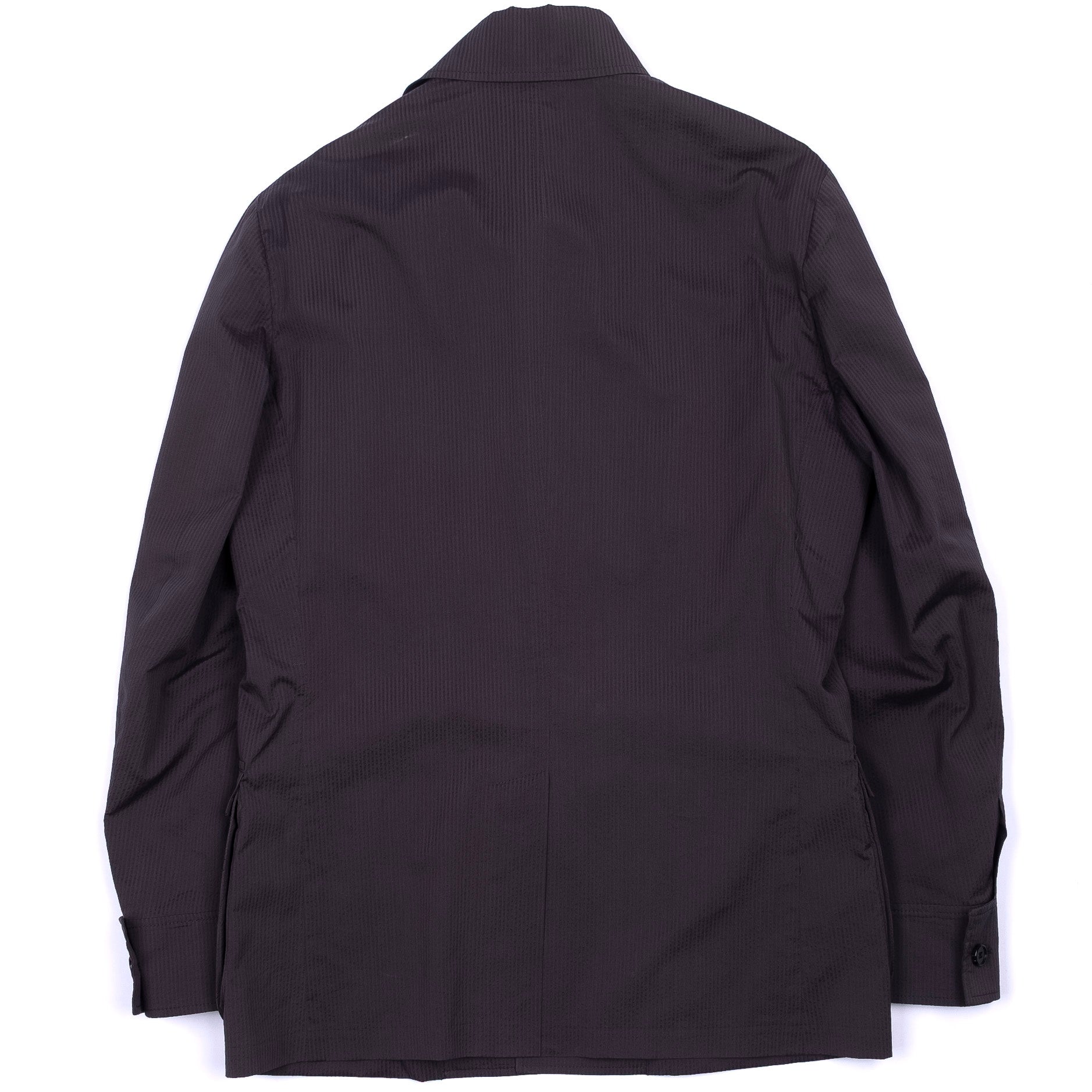 Neapolitan Hand Tailored Grey/Blue Shirt Jacket 52