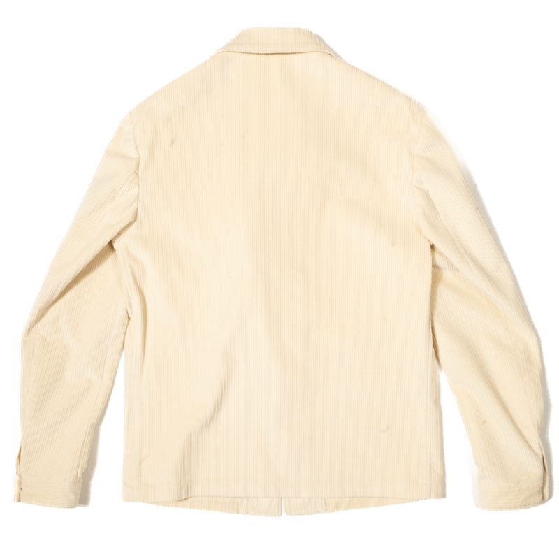 Neapolitan Hand Tailored Off White Utility Jacket, 54
