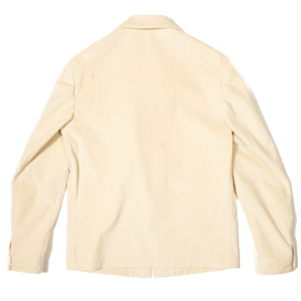 Neapolitan Hand Tailored Off White Utility Jacket, 50