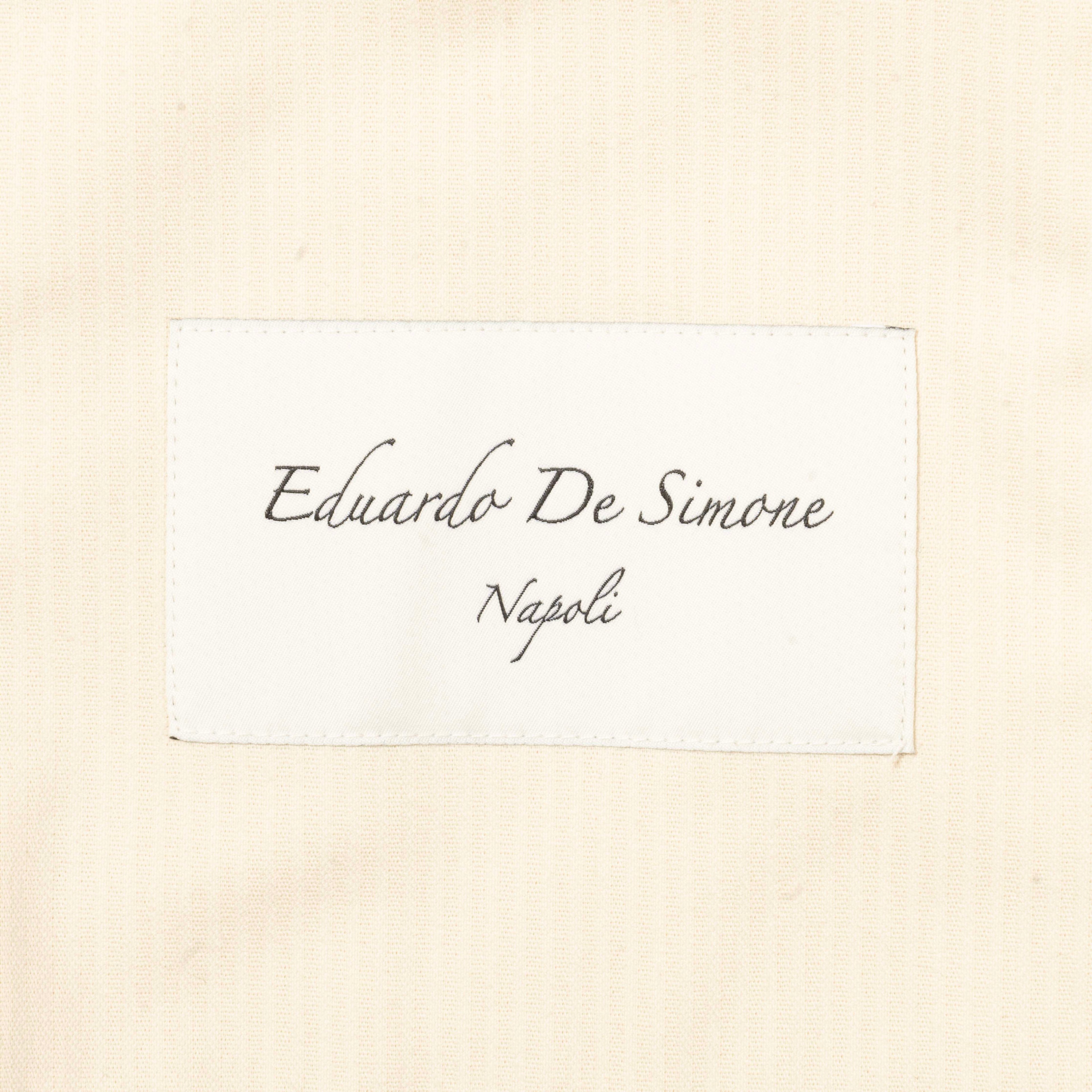Neapolitan Hand Tailored Off White Utility Jacket, 46