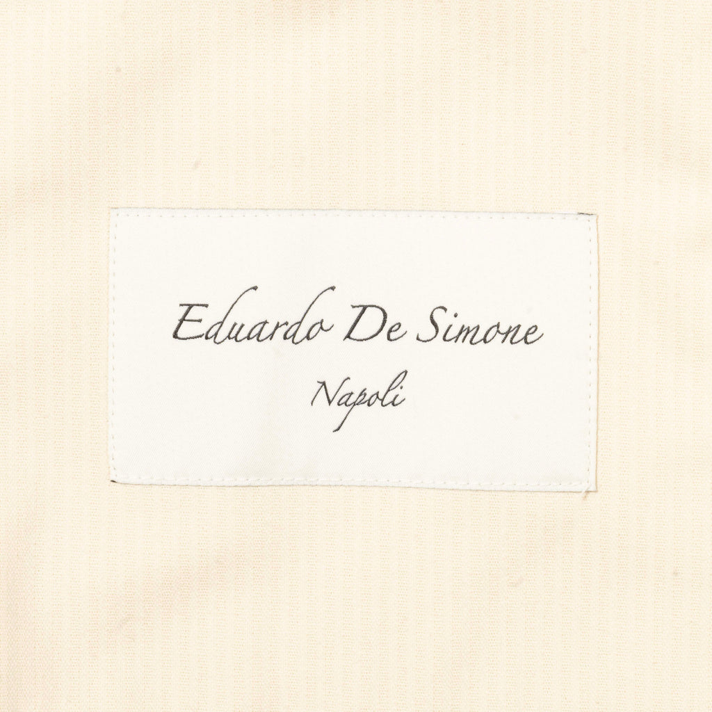 Neapolitan Hand Tailored Off White Utility Jacket, 50