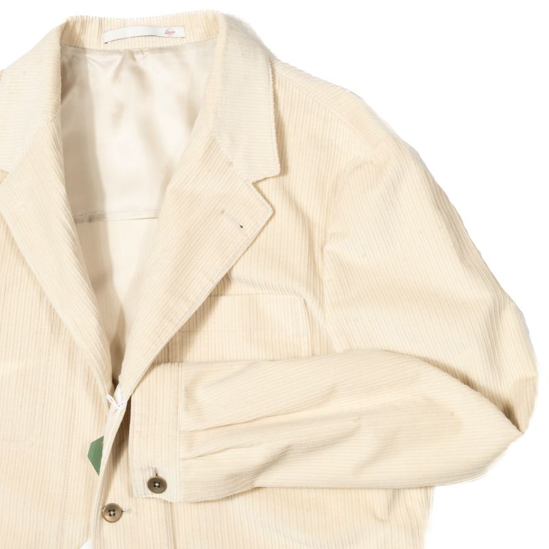 Neapolitan Hand Tailored Off White Utility Jacket, 50
