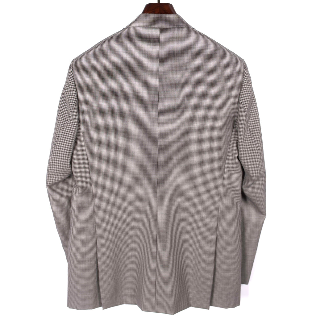 Neapolitan Hand Tailored Black and White Houndstooth Sport Coat