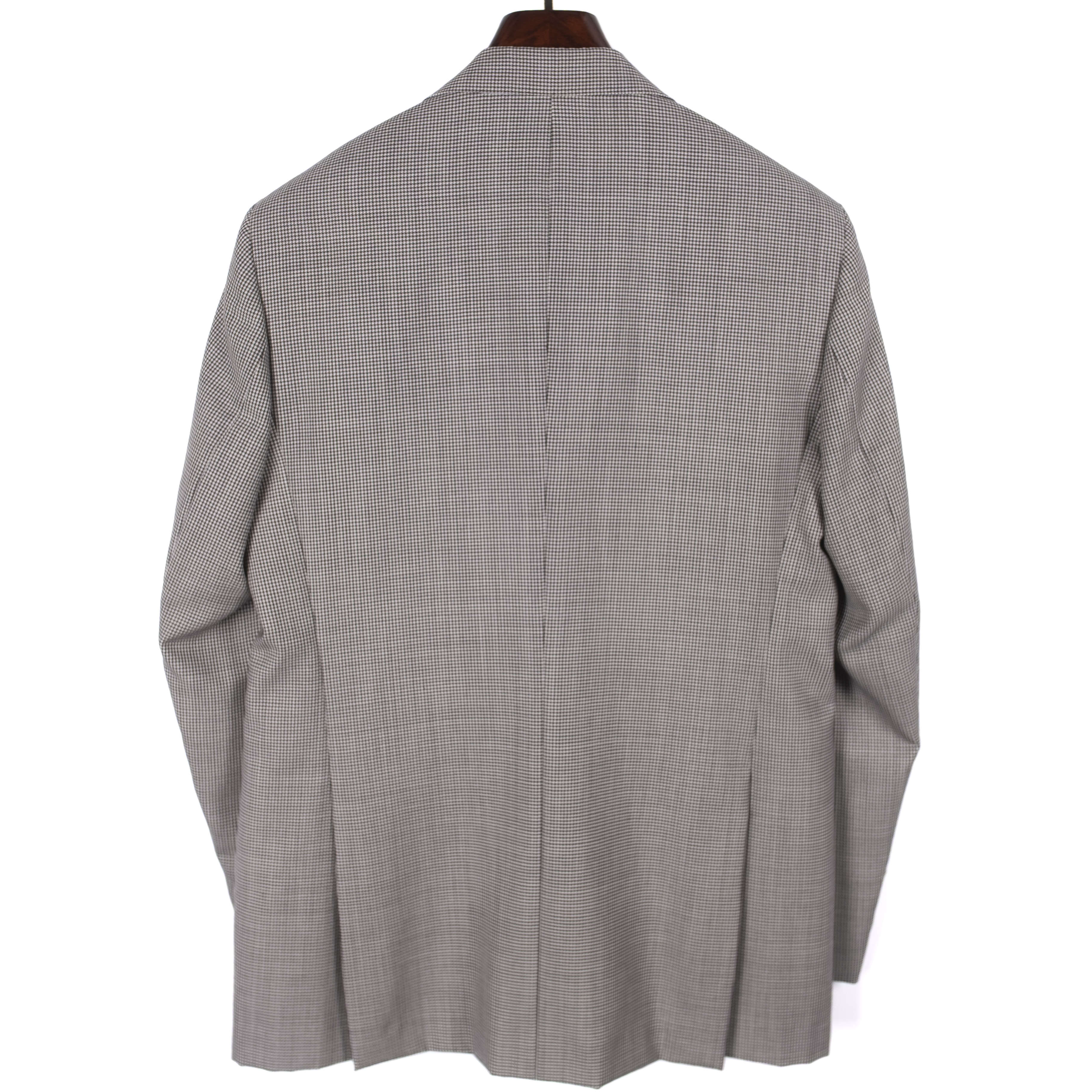Neapolitan Hand Tailored Black and White Houndstooth Sport Coat