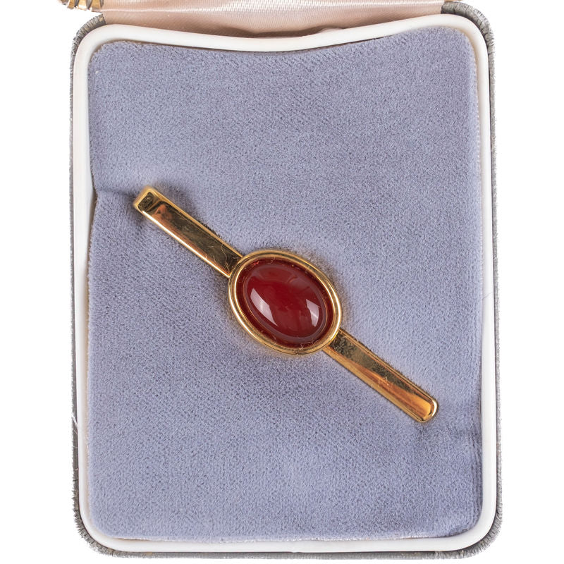 Red and Gold Tie Clip
