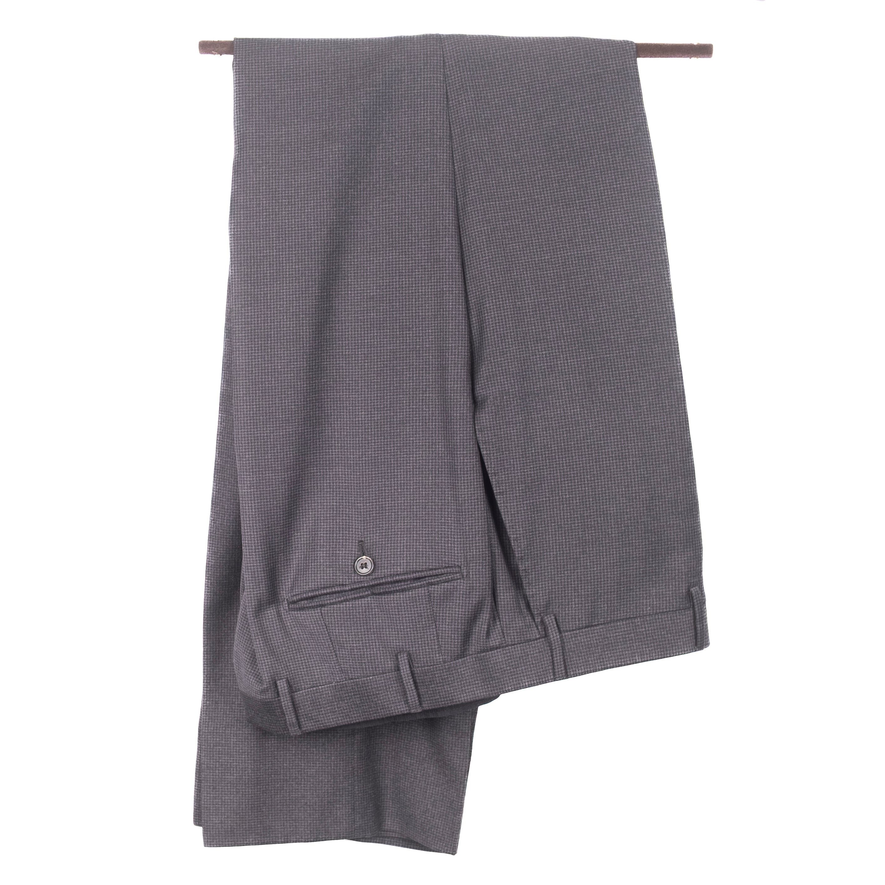 Grey Mini Houndstooth Business Suit