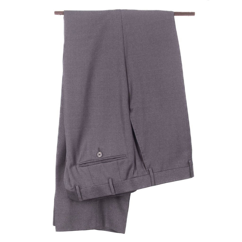 Grey Mini Houndstooth Business Suit