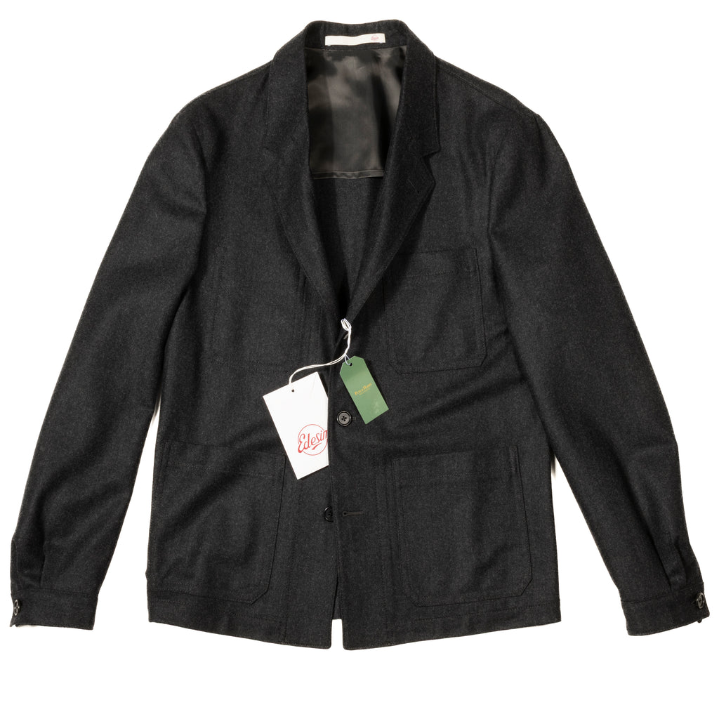 Neapolitan Hand Tailored Grey Utility Jacket