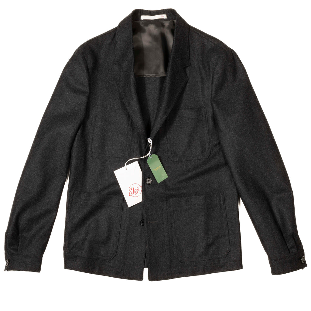 Neapolitan Hand Tailored Grey Utility Jacket