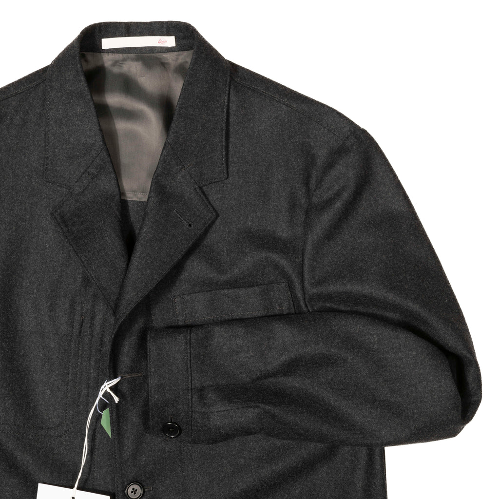 Neapolitan Hand Tailored Grey Utility Jacket