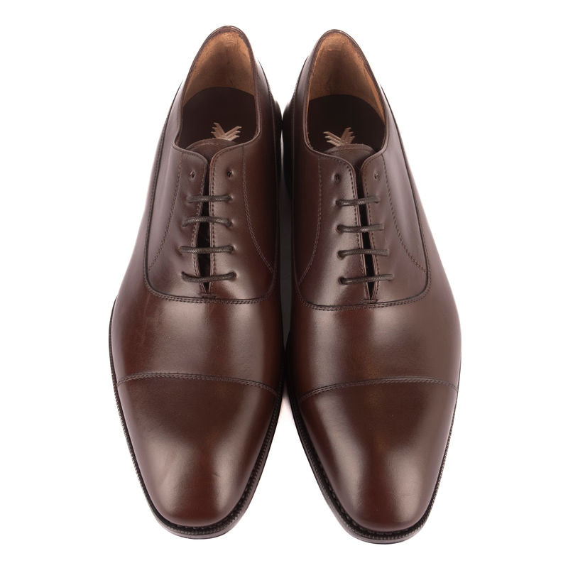 Box Calf Brown Cap Toe Oxfords