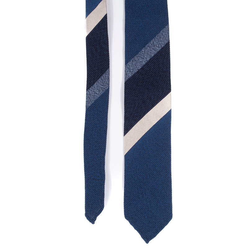 Stefano Cau Blue Stripe Tie