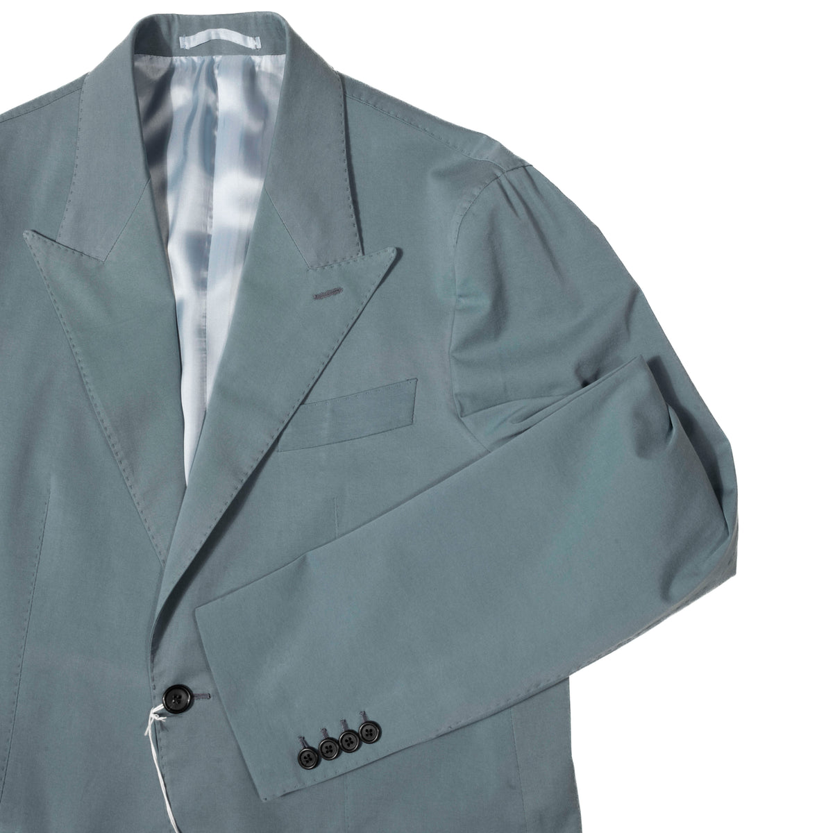 Neapolitan Hand Tailored Petrol Casual Suit Sz 54