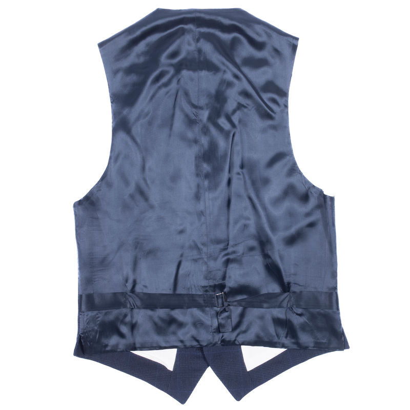 Ralph Lauren Purple Label Navy Prince of Wales Check Three Piece Suit