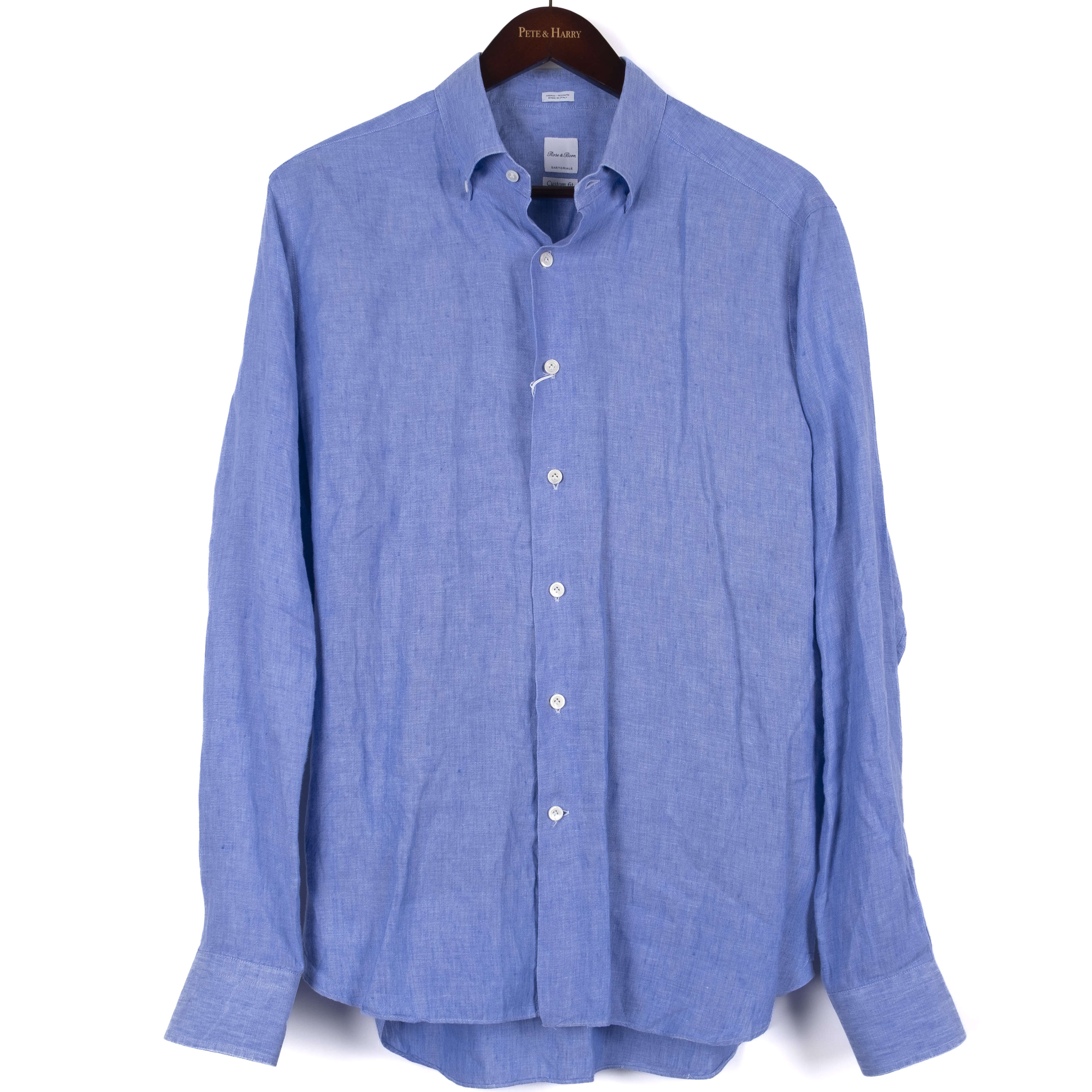 Light Blue Linen Shirt