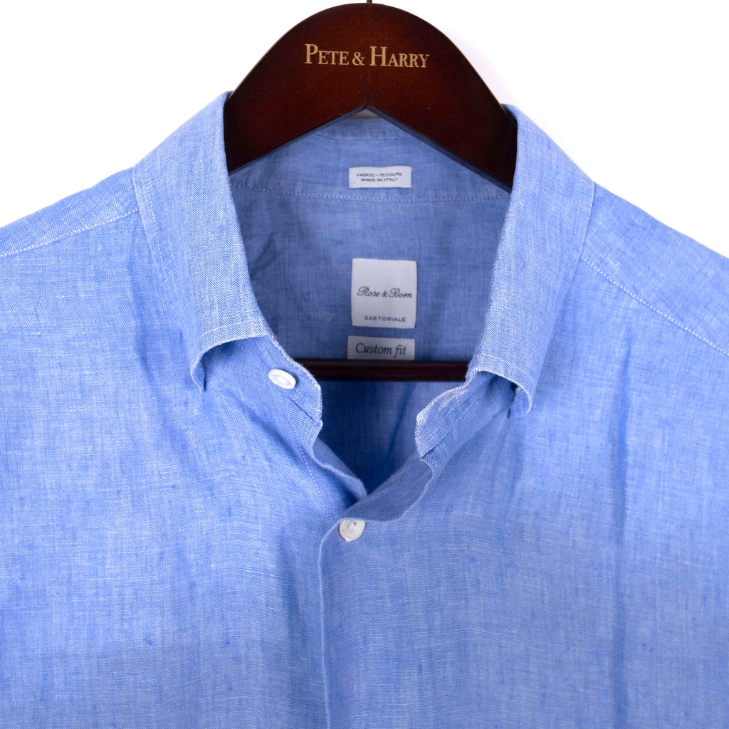 Light Blue Linen Shirt