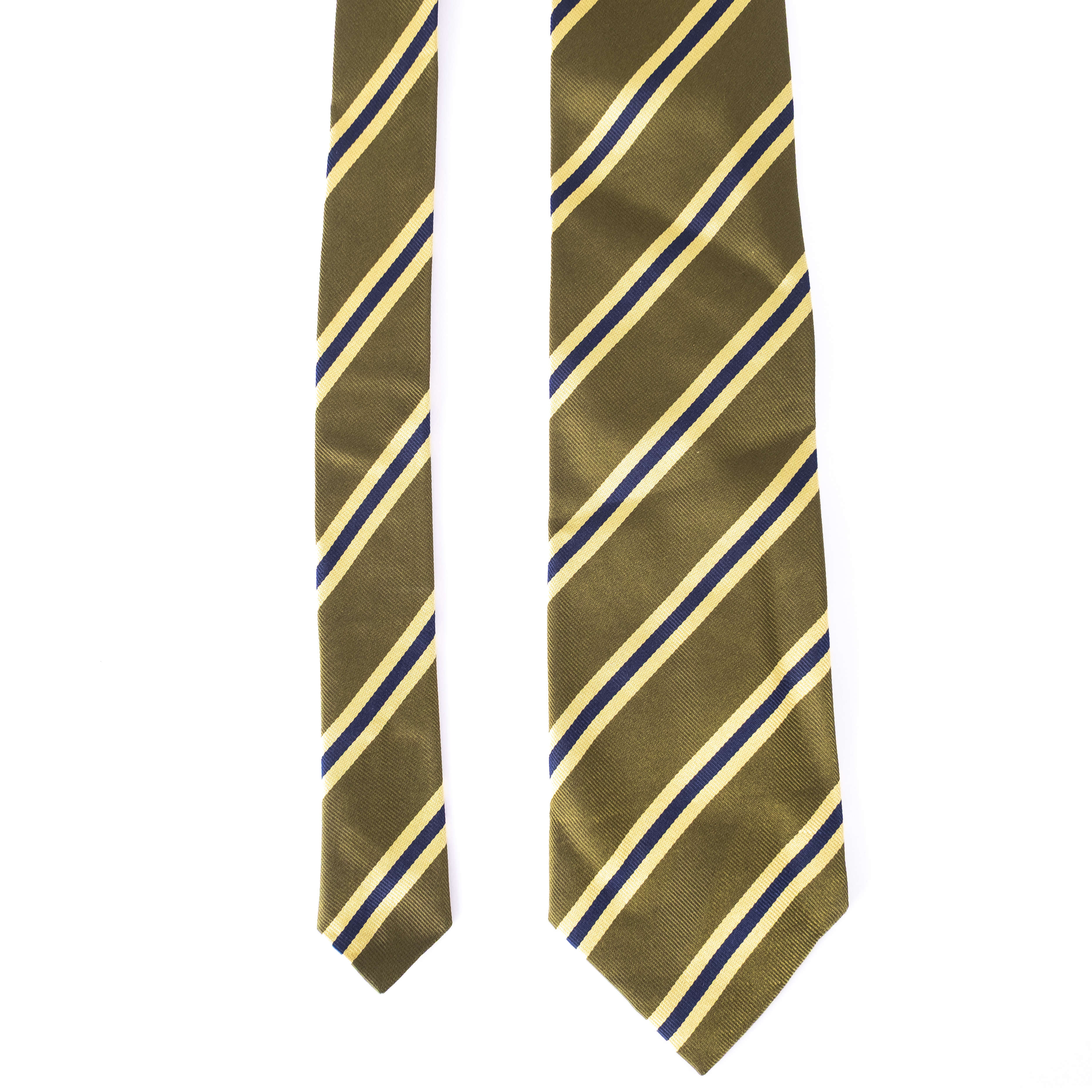 Olive Striped Tie