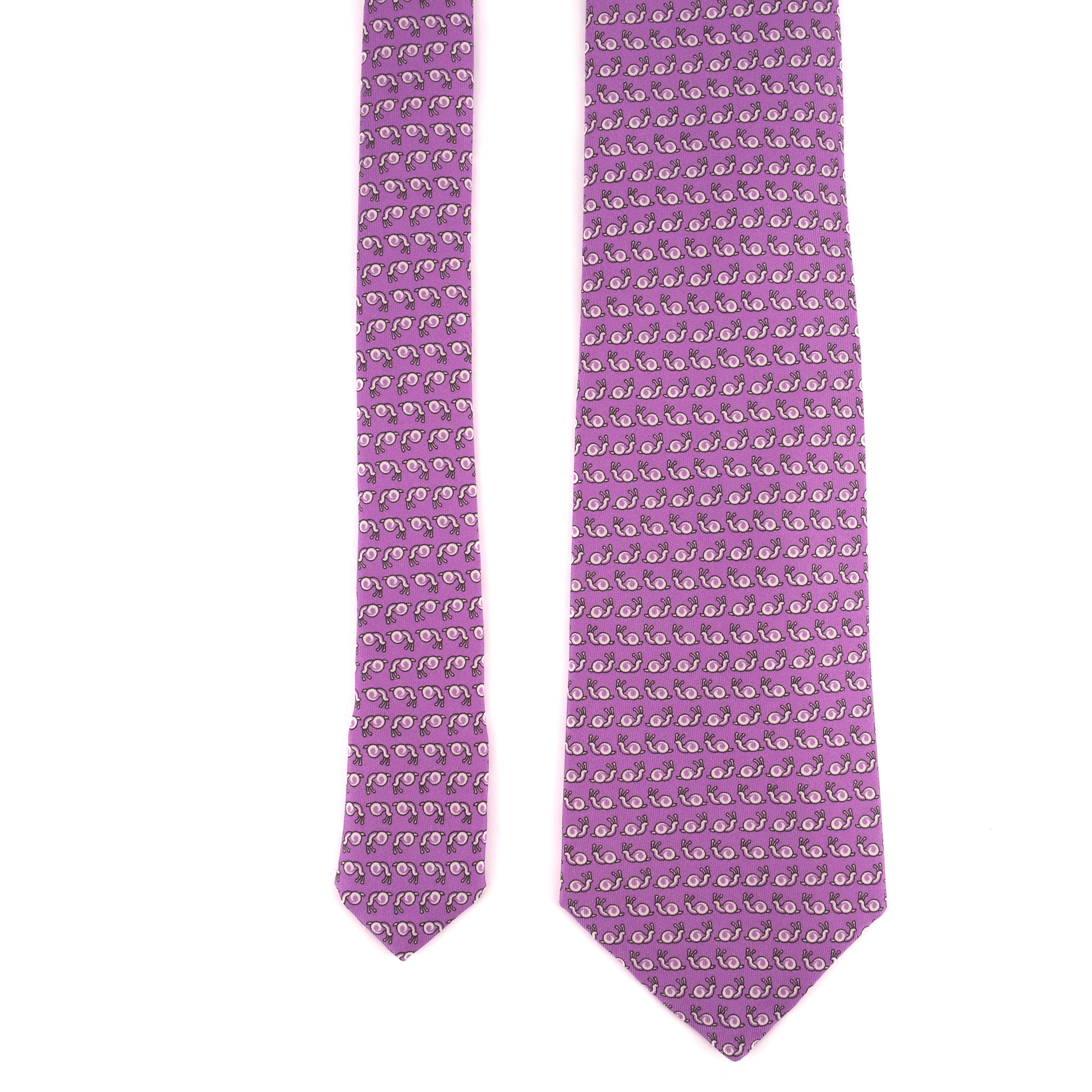 Purple Snail Tie