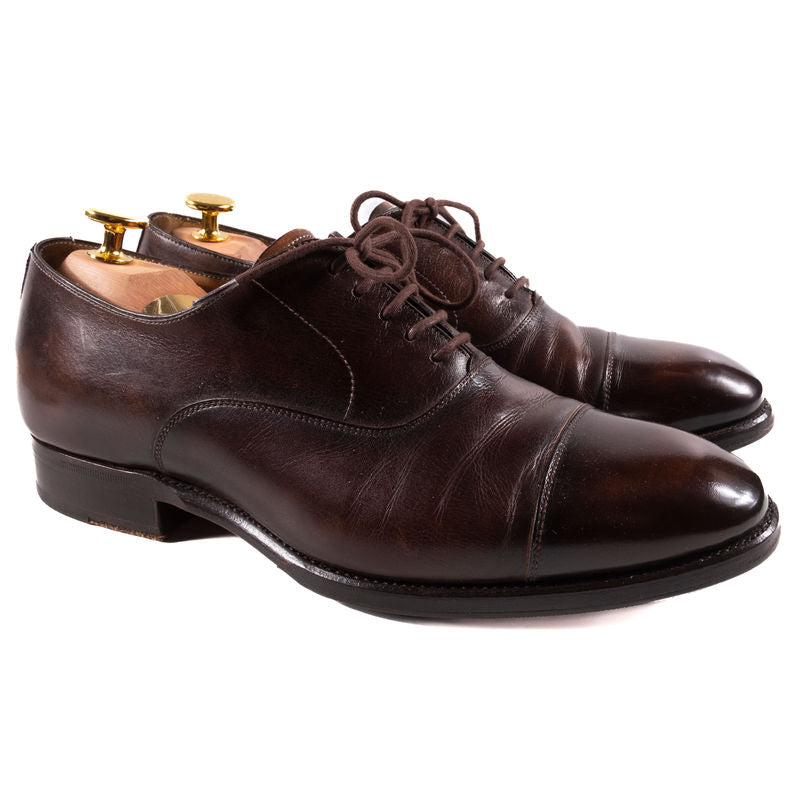 Carlos Santos Burgundy Oxfords