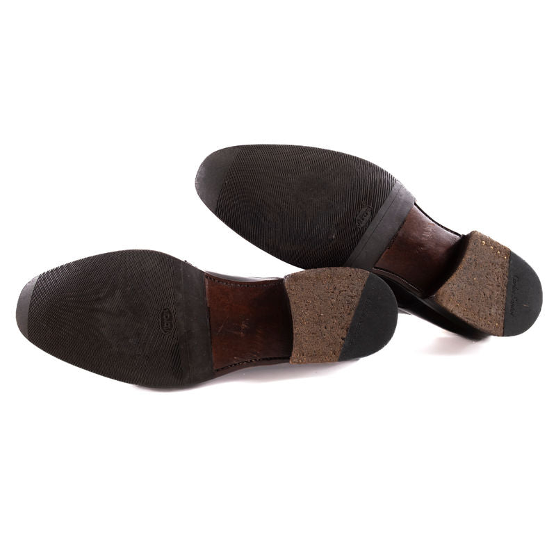 Carlos Santos Burgundy Oxfords