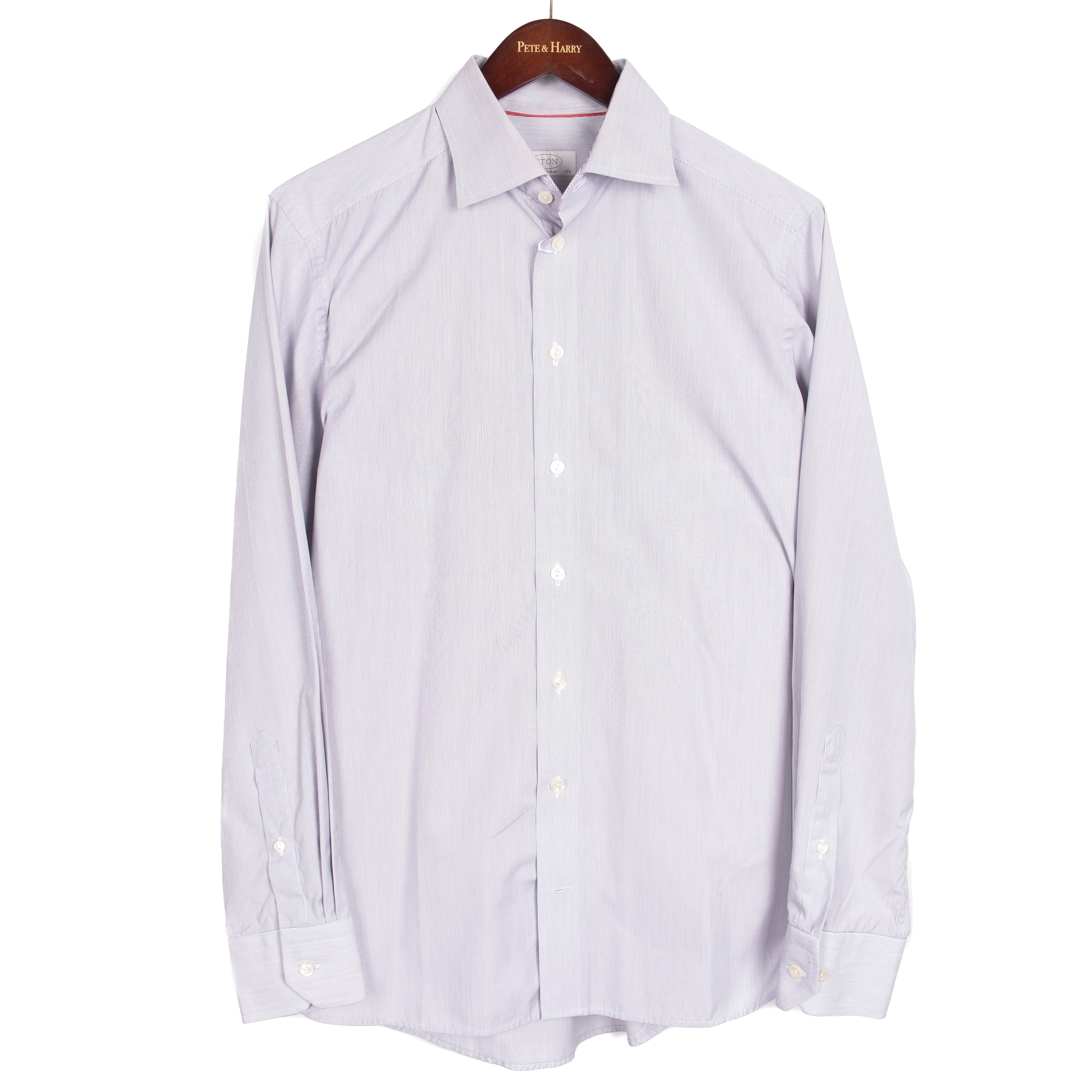 Blue Striped Business Shirt