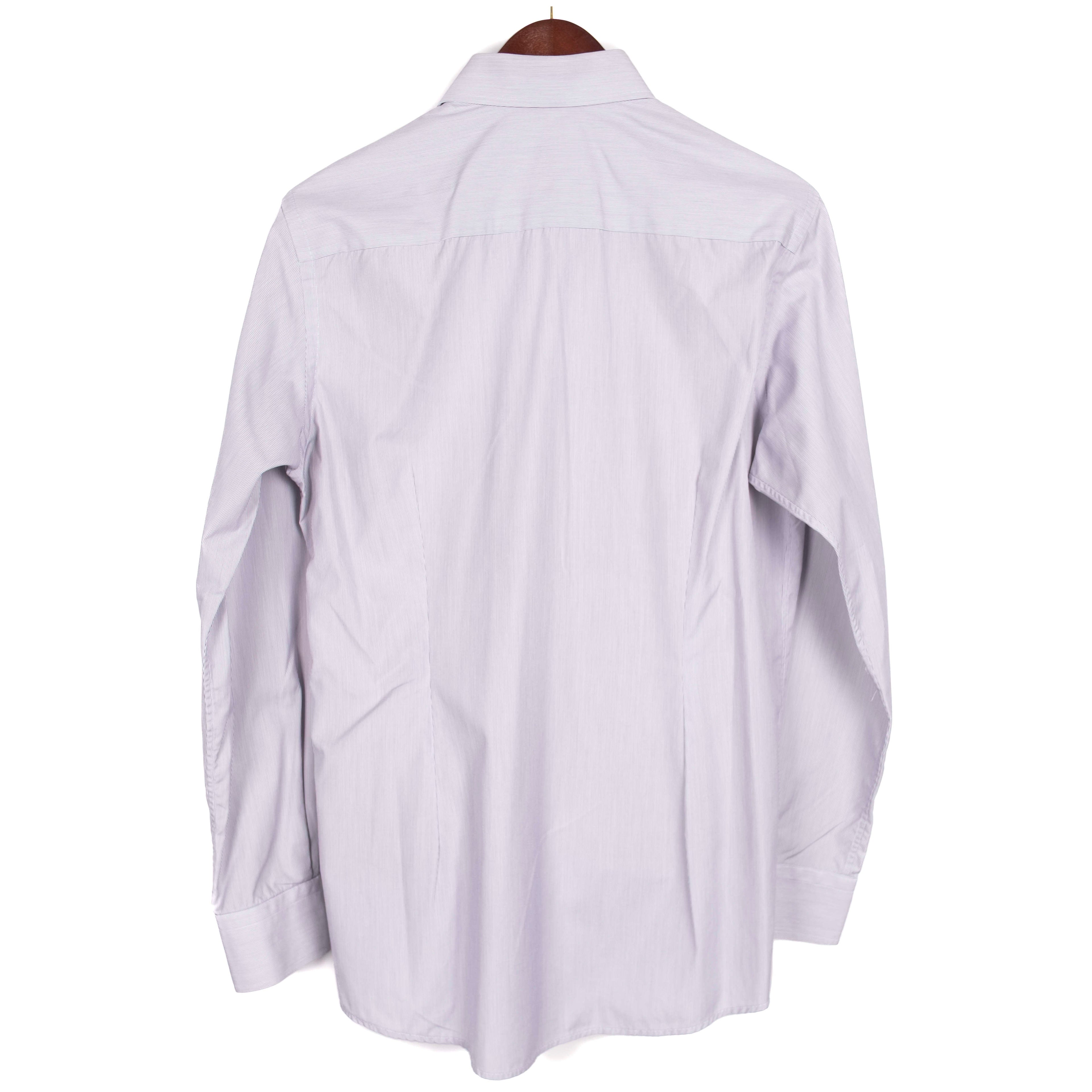 Blue Striped Business Shirt