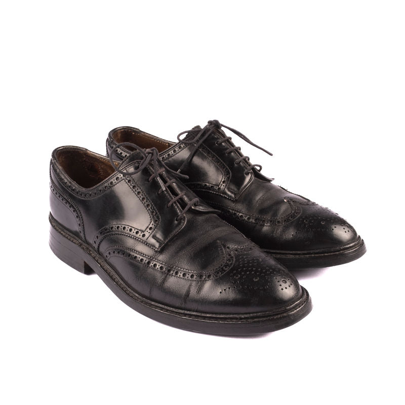 Crockett & Jones Black Brogue Derbie