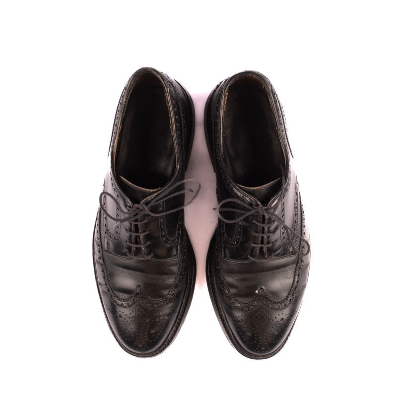 Crockett & Jones Black Brogue Derbie