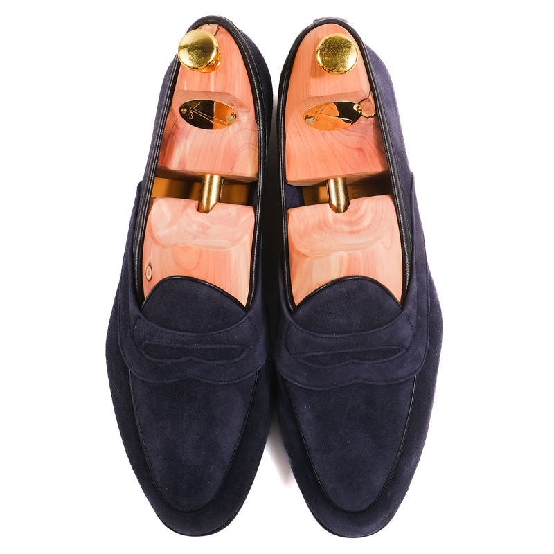 Baudoin & Lange Navy Belgian Loafers