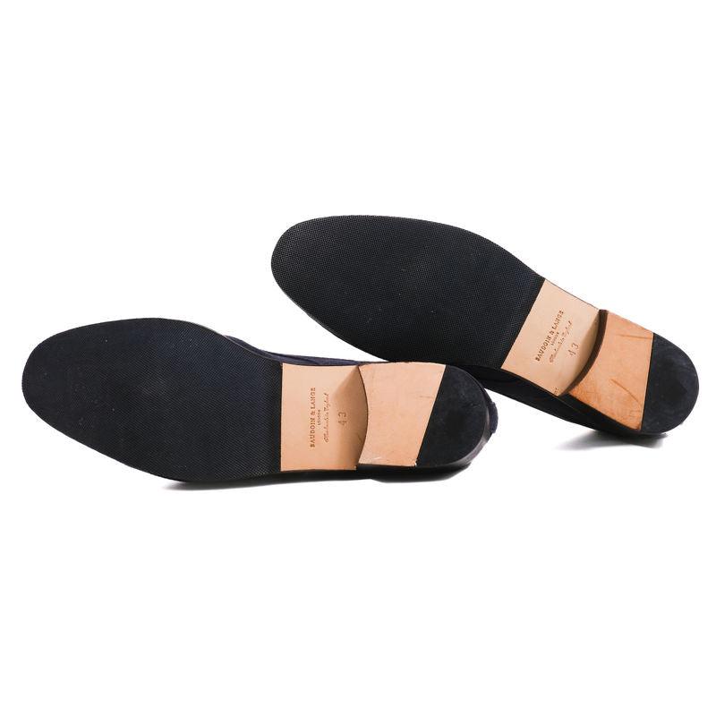 Baudoin & Lange Navy Belgian Loafers