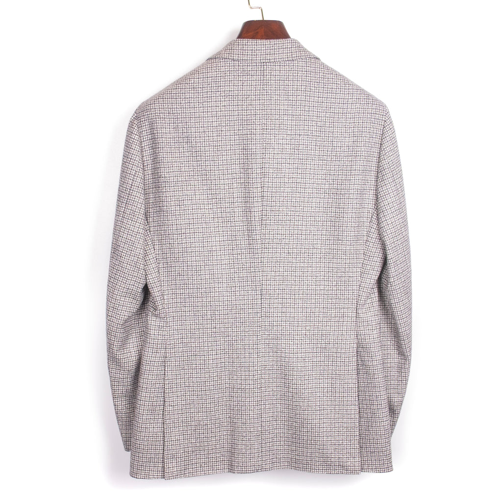 Grey Houndstooth Patch Pocket Sport Coat